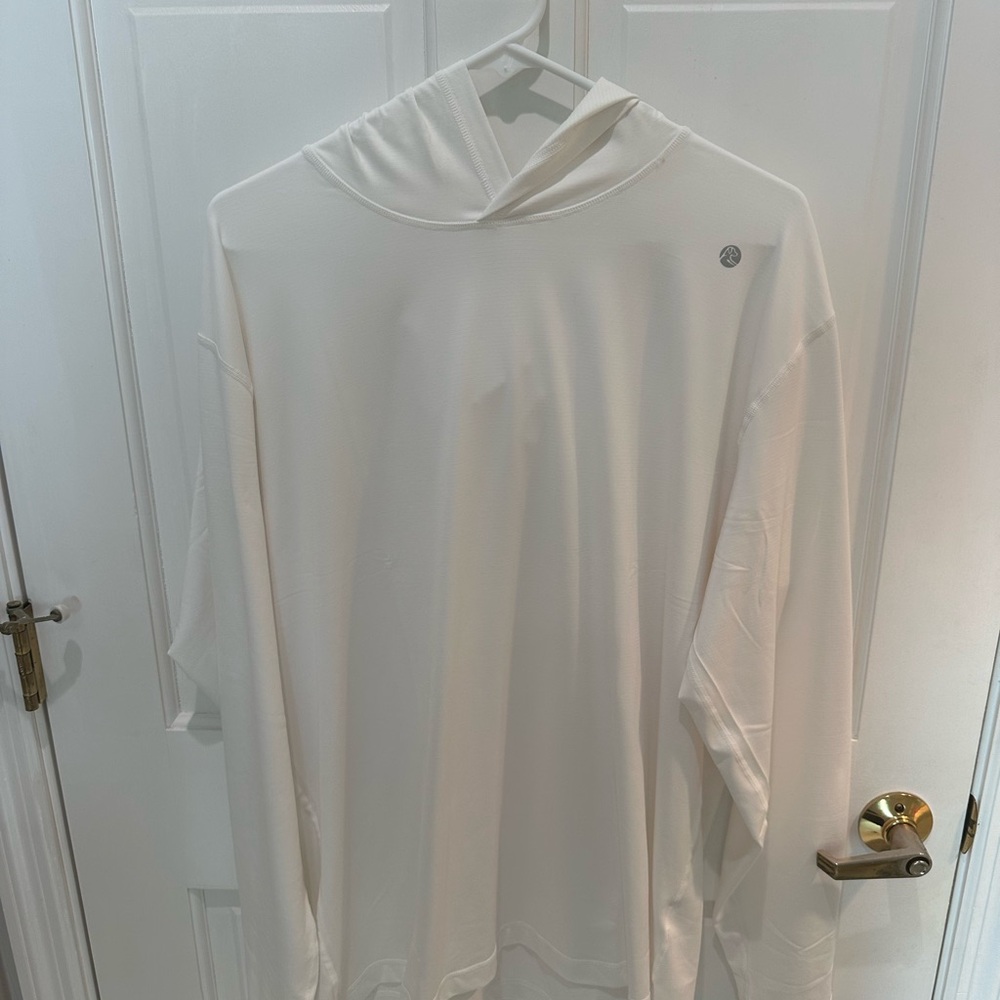 Rhoback White Performance Hoodie